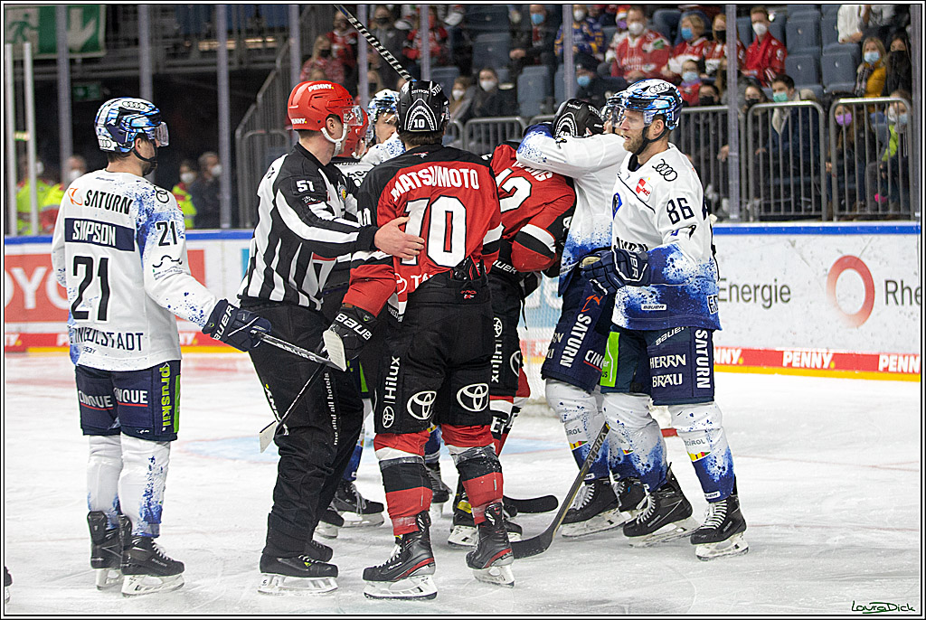 PENNY DEL; Koelner Haie- ERC Ingolstadt; Koeln, 19.12.2021
